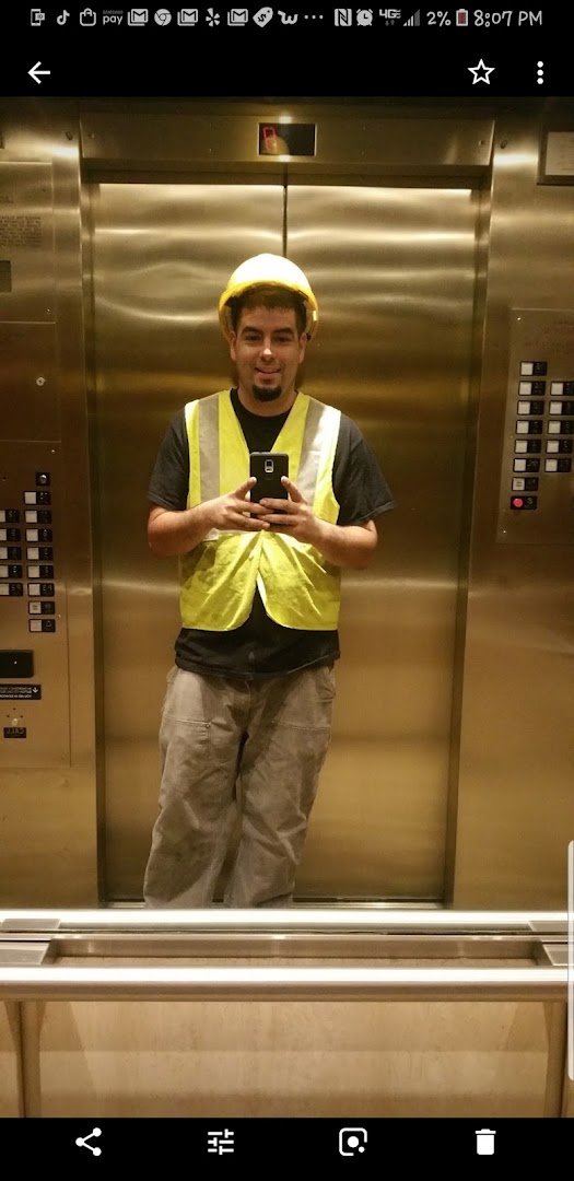 B&A Electric electrician on the job