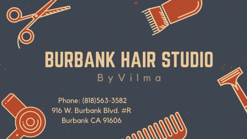 Vilma's hair studio — styling in progress