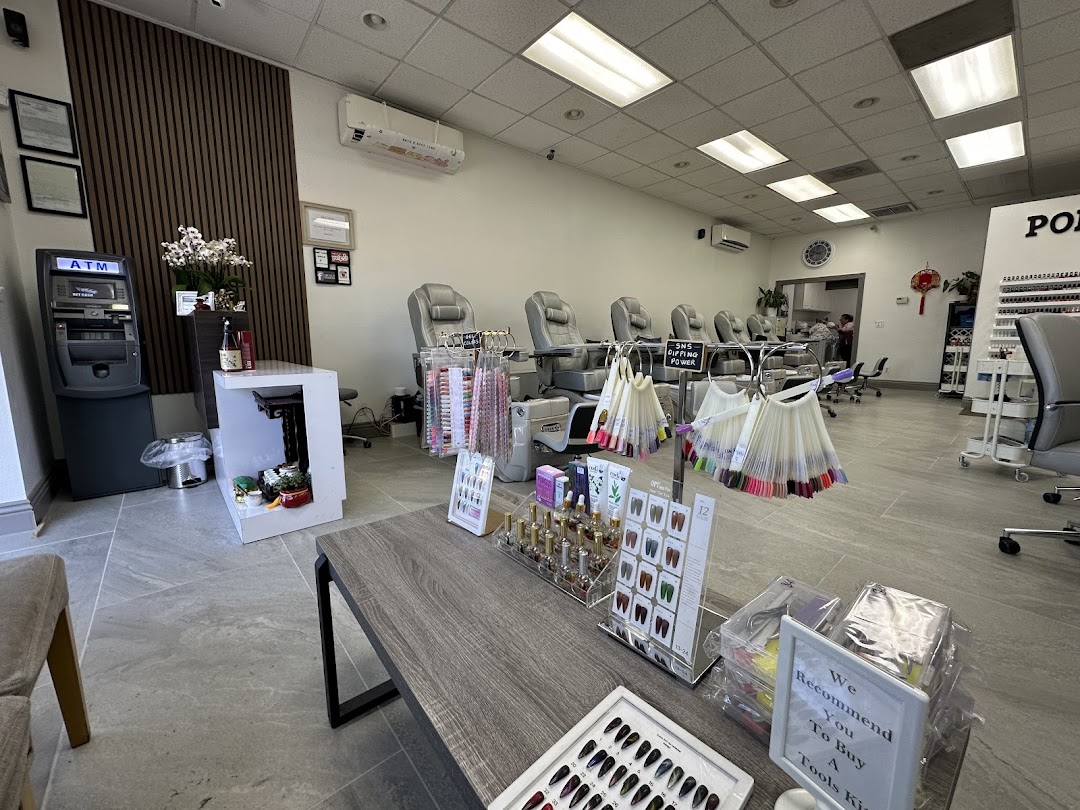 Nail art and spa work at Gallery Nails and Spa Burbank