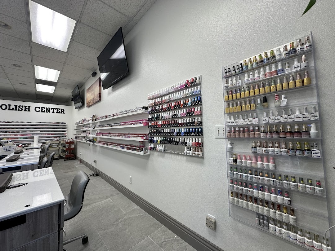 SNS dip powder nail service at Gallery Nails and Spa