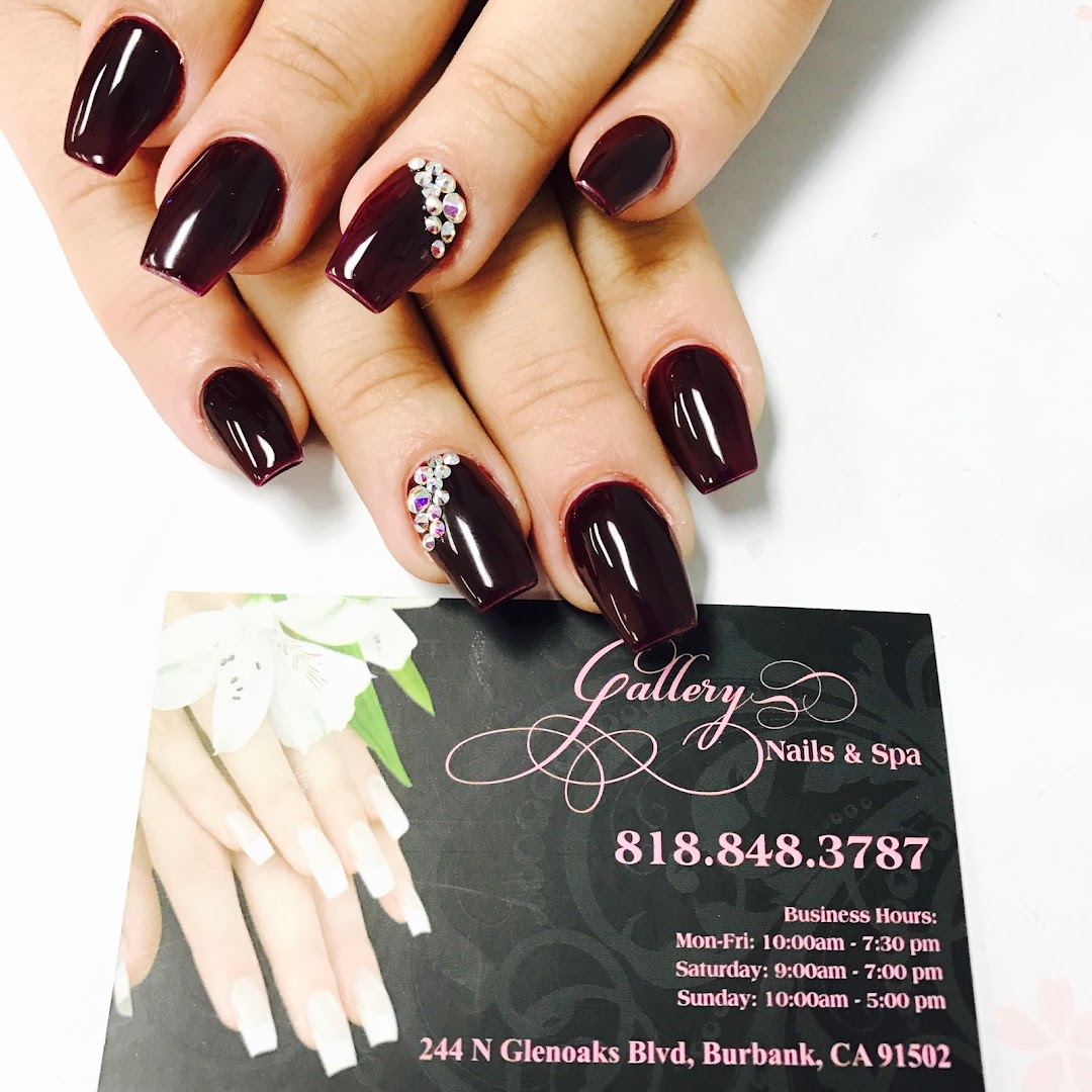 Pedicure spa service at Gallery Nails Burbank