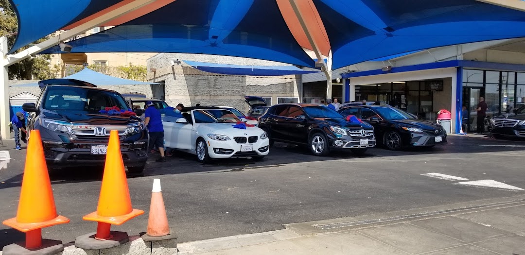 Glenoaks Car Wash exterior and service area