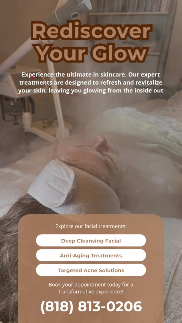Client receiving a steam facial treatment at Glow Haus By Anna