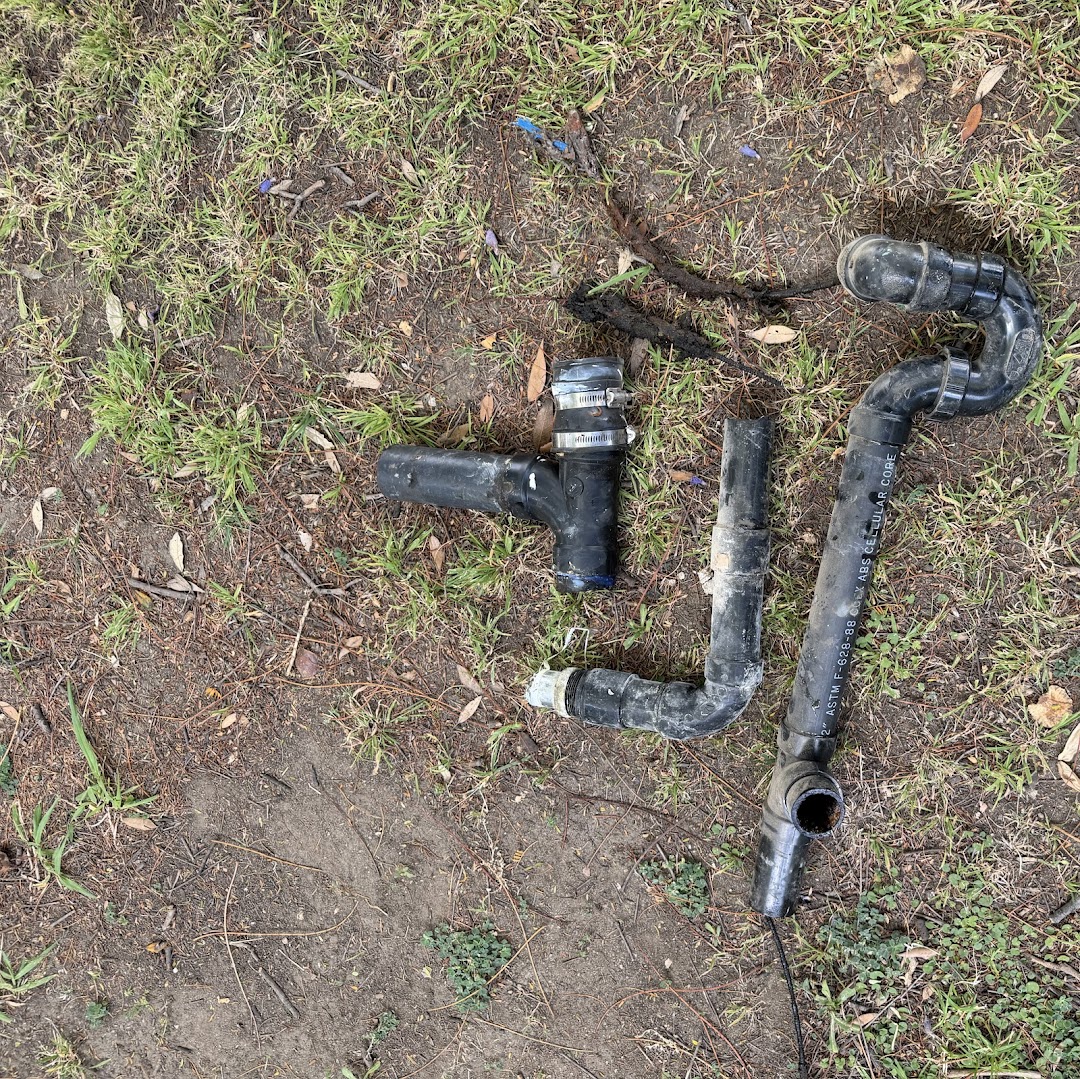 New sewer pipe installation