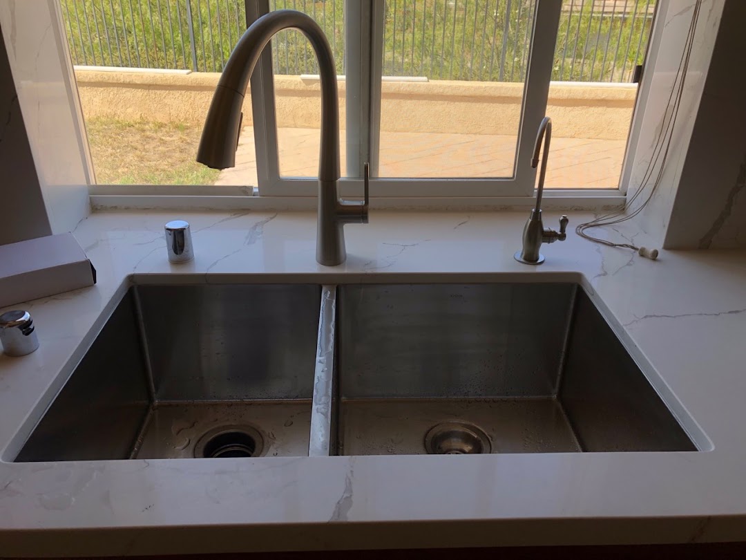 Completed plumbing installation — Burbank