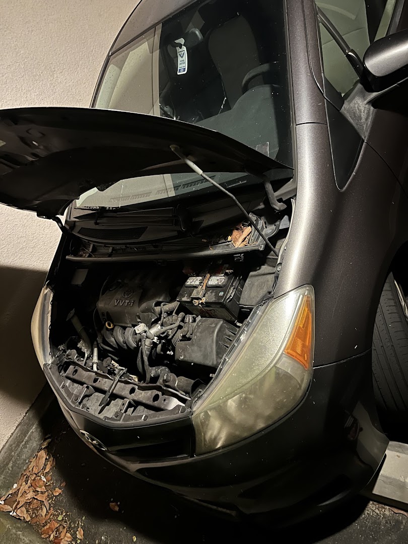 Mobile mechanic performing professional auto repair
