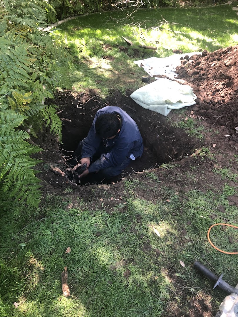 Olson's Rooter Service — plumbing work on-site in Burbank