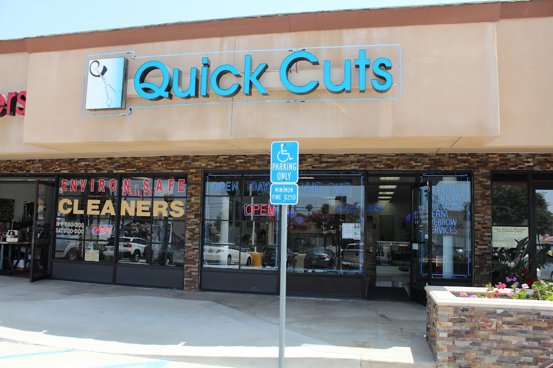 Quick Cuts station with styling tools